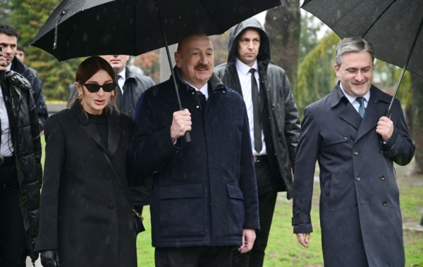 Azərbaycan Prezidenti Belqradda Ümummilli Lider Heydər Əliyevin abidəsini ziyarət edib