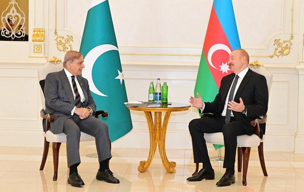 Şahbaz Şərif: Prezident İlham Əliyevlə görüşməkdən şərəf və məmnunluq duydum