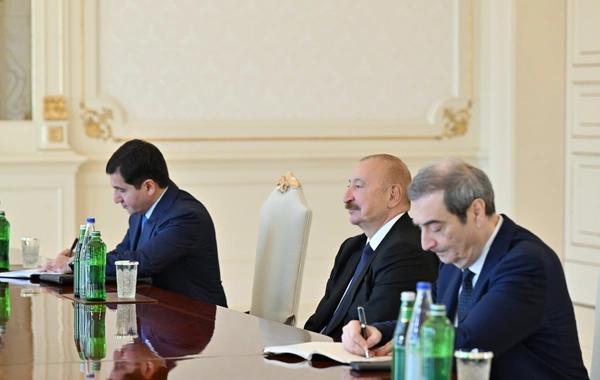 İlham Əliyev ATƏT Parlament Assambleyasının prezidentini qəbul edib