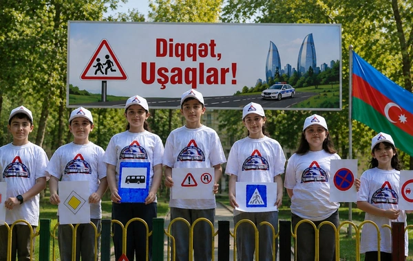 Yol polisi Diqqət, uşaqlar! devizi altında təhlükəsizlik aylığı keçirəcək