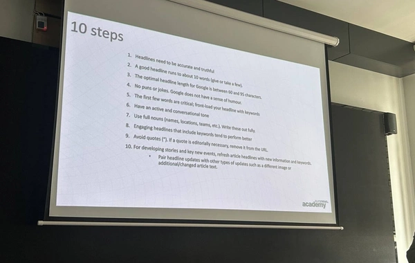 "Euronews Academy" layihəsi çərçivəsində "Rəqəmsal Jurnalistika" mövzusunda təlim proqramına başlanıldı