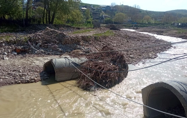 Şabranda güclü yağış fəsadlara səbəb olub