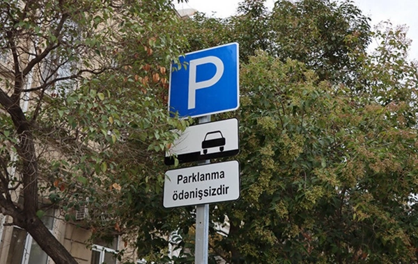 Bakıda ödənişsiz parklanma yerlərinin sayı artırılıb