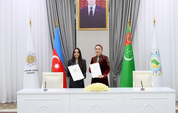Heydər Əliyev Fondu və Qurbanqulu Berdiməhəmmədov adına xeyriyyə Fondu anlaşma memorandumu imzalayıb