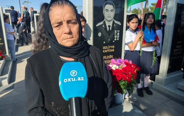 Şəhid anası: Oğlumu itirsəm də, ruhu əbədi mənimlə qalacaq