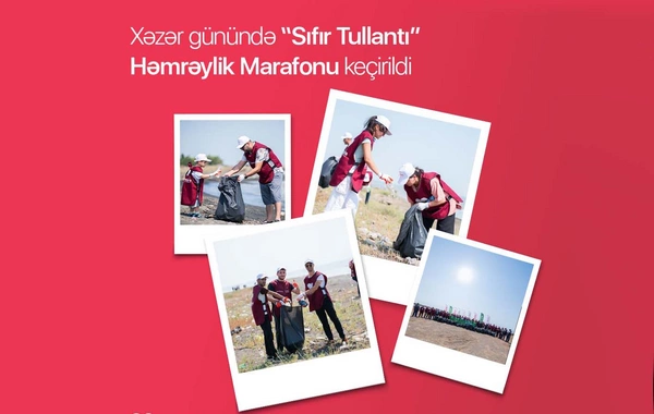"Sıfır Tullantı" Həmrəylik Marafonu davam edir: Xəzər Günündə 768 kq tullantı toplanıldı