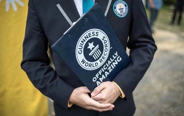 Kazakhstan made it into the Guinness Book of Records