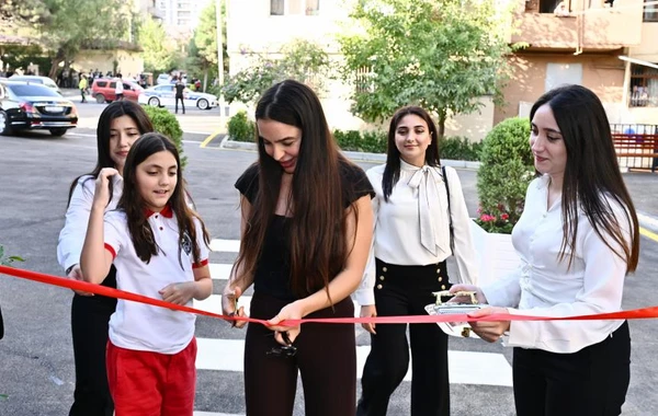 Leyla Əliyevanın iştirakı ilə növbəti abad həyət sakinlərin istifadəsinə verilib