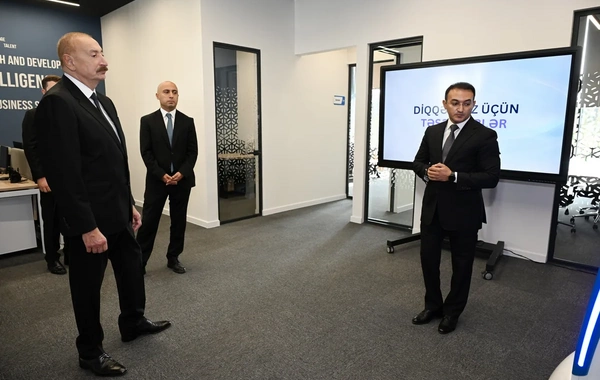 İlham Əliyev "SABAH.city" innovasiya şəhərciyinin birinci mərhələsinin açılışında iştirak edib