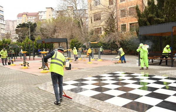 Güclü yağışdan sonra Bakıda genişmiqyaslı daxili iməcilik keçirilib