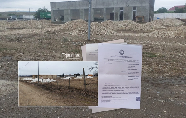 Qazaxın İkinci Şıxlı kəndində yanacaqdoldurma məntəqəsi və TIR parkı tikilir? - NARAZILIQ