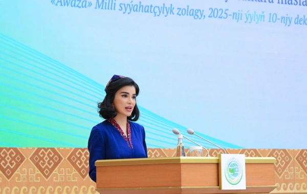 Leyla Əliyeva Türkmənistanda beynəlxalq konfransda iştirak edib