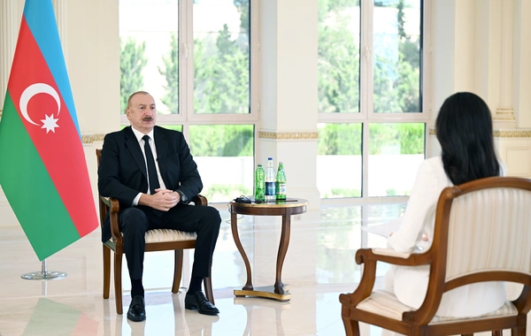 Президент Азербайджана Ильхам Алиев дал интервью телеканалу Al Arabiya