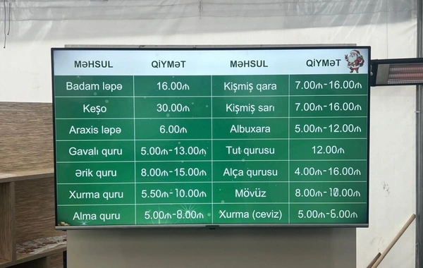 "Kənddən Şəhərə" yarmarkasında qiymətlər necədir? - SİYAHI