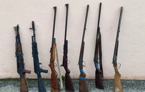 Ötən gün qanunsuz saxlanan 8 silah aşkarlanıb