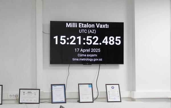 Azərbaycanda Milli Etalon Vaxtı yaradılır
