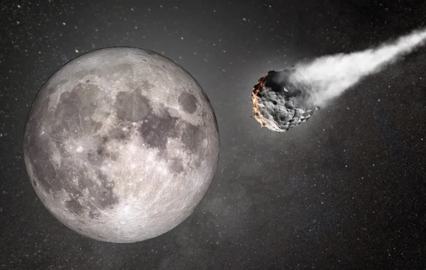 Böyük asteroid Ayla toqquşdu - ANBAAN VİDEO