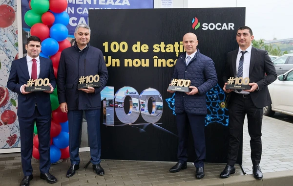 Rumıniyada SOCAR brendi altında 100-cü YDM istifadəyə verilib