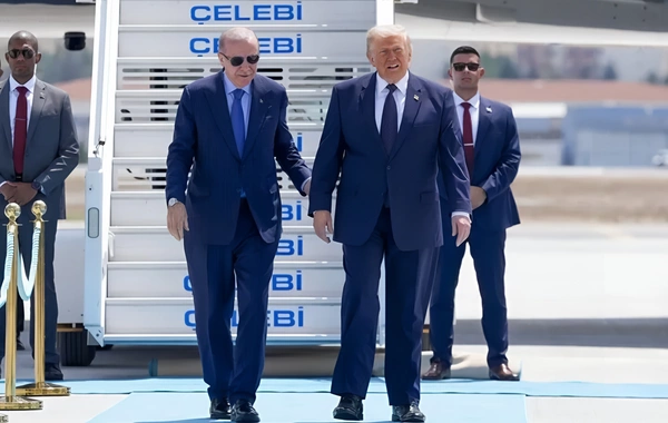 Ərdoğan Donald Trampı hava limanında qarşıladı