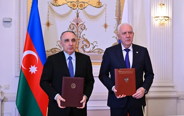 Kamran Əliyev rusiyalı həmkarı ilə əməkdaşlıq perspektivlərini müzakirə edib