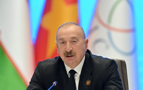 İlham Əliyev AQEM-in Zirvə Toplantısında torpaqlarımızın işğaldan azad edilməsi məsələsinə toxunub