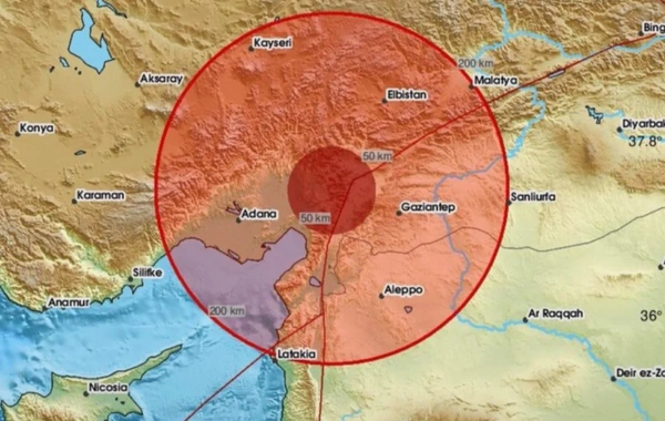 Türkiyədə 4,8 maqnitudalı zəlzələ baş verib