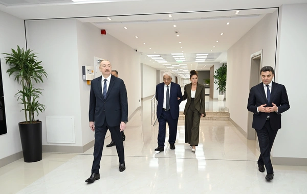 Prezident İlham Əliyev Milli Aviasiya Akademiyasında Beynəlxalq Təlim Mərkəzinin açılışında iştirak edib