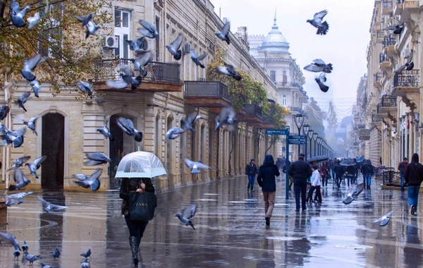 Завтра в Баку ожидаются дожди, в регионах выпадет снег