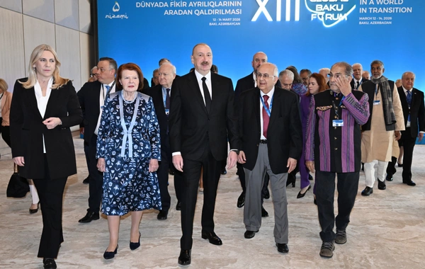 Президент Ильхам Алиев выступил на церемонии открытия XIII Глобального бакинского форума