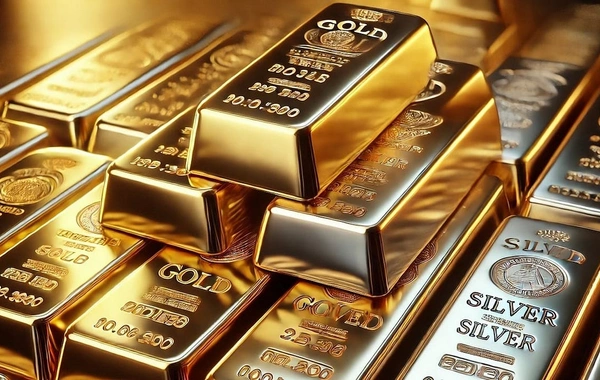 Gold and silver rose in price on the commodity exchange