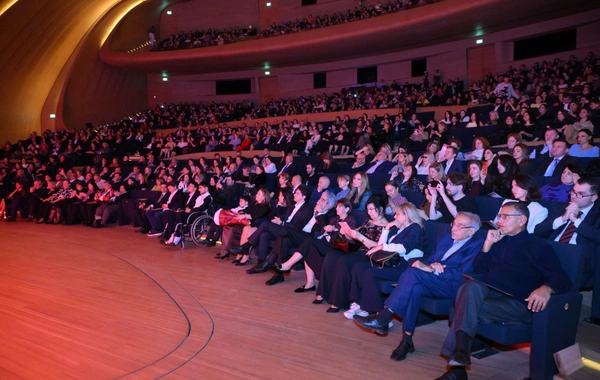 Placido Domingo performed at the Heydar Aliyev Center