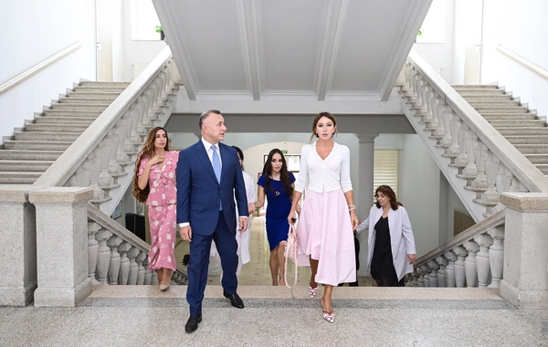 First Vice President Mehriban Aliyeva visited the Research Institute of Pediatrics
