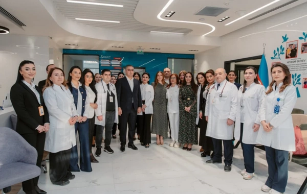 Leyla və Arzu Əliyevalar "Leyla Medical Center"in Pediatriya Mərkəzində olublar