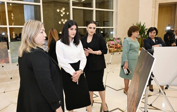 Leyla Əliyeva "Hirkan" sənədli filminin təqdimatında iştirak edib