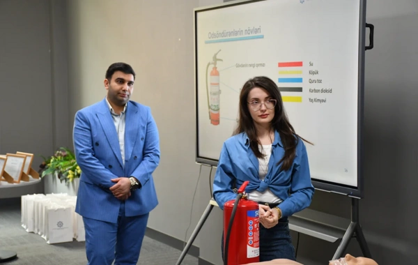 Media nümayəndələrinə əməyin mühafizəsinə dair təlim keçirilib