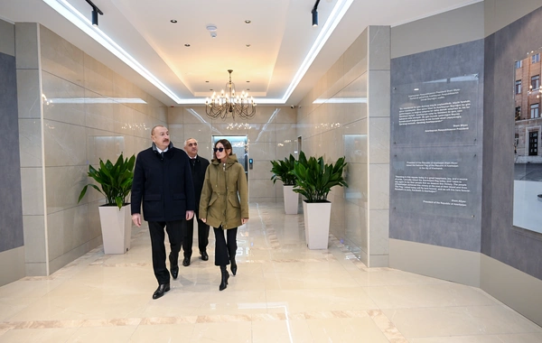 Prezident İlham Əliyev Xankəndi şəhərində Zəfər parkının açılışında iştirak edib