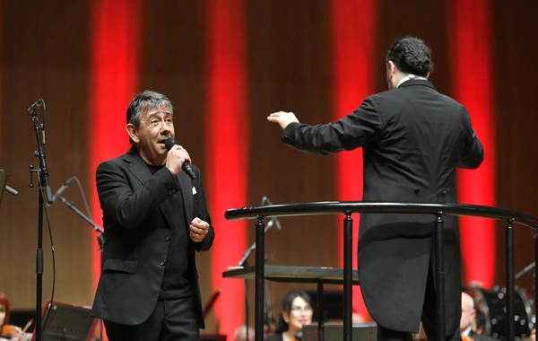 Placido Domingo performed at the Heydar Aliyev Center