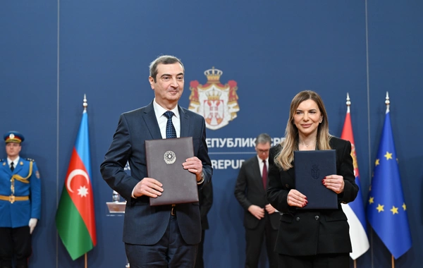 В Белграде состоялся обмен азербайджано-сербскими документами