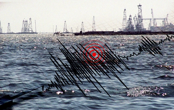 Xəzər dənizində 5.3 maqnitudalı zəlzələ olub