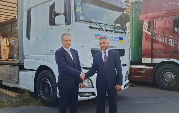 Azərbaycandan göndərilən humanitar yardım Ukraynaya çatıb