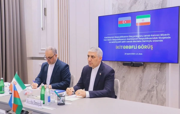 Kamran Əliyev İran səfiri ilə regional hadisələri və ikitərəfli əlaqələri müzakirə edib