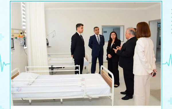 Ağciyər Xəstəlikləri Mərkəzinin Bakı Şəhər İxtisaslaşdırılmış Xəstəxanasının açılışı olub