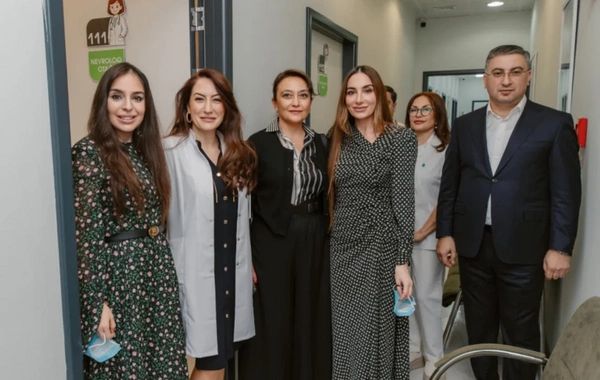 Leyla və Arzu Əliyevalar "Leyla Medical Center"in Pediatriya Mərkəzində olublar