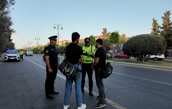 Polis bu şəhərdə 58 mindən çox protokol yazıb
