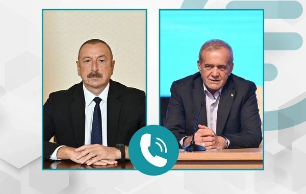 President Ilham Aliyev called Masoud Pezeshkian