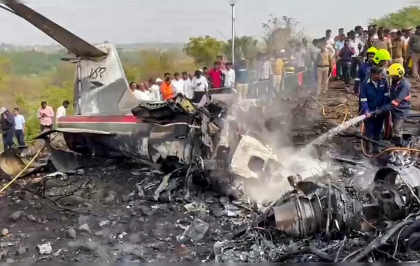 В Индии разбился самолет с замглавы штата Махараштра, погибли пять человек