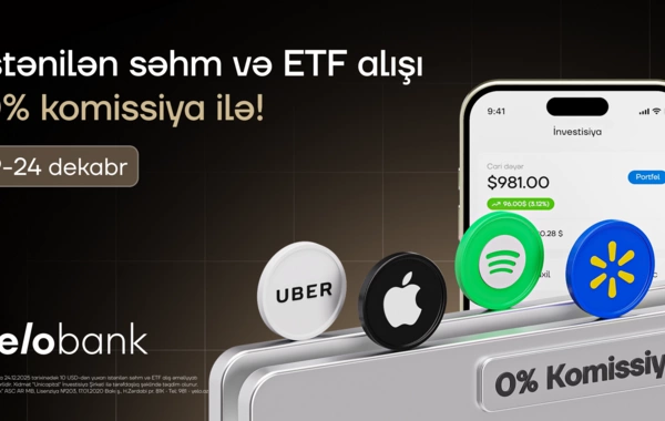 Yelo Invest-də komissiyasız alış günləri yenidən başladı!