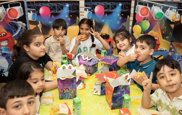 McDonald"s Azərbaycan şəhid və qazi ailələrinin uşaqları ilə Uşaqların Müdafiəsi Gününü qeyd edib
