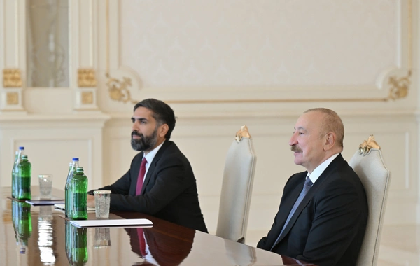 Prezident İlham Əliyev FIFA-nın prezidentini qəbul edib