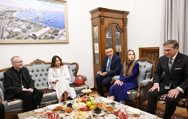 Mehriban Əliyeva Azərbaycanın Müqəddəs Taxt-Tacdakı səfirliyinin inzibati ofisinin açılışında iştirak edib